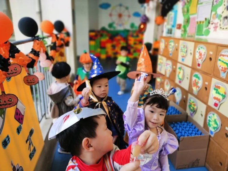 橙子的幼儿园万圣节活动