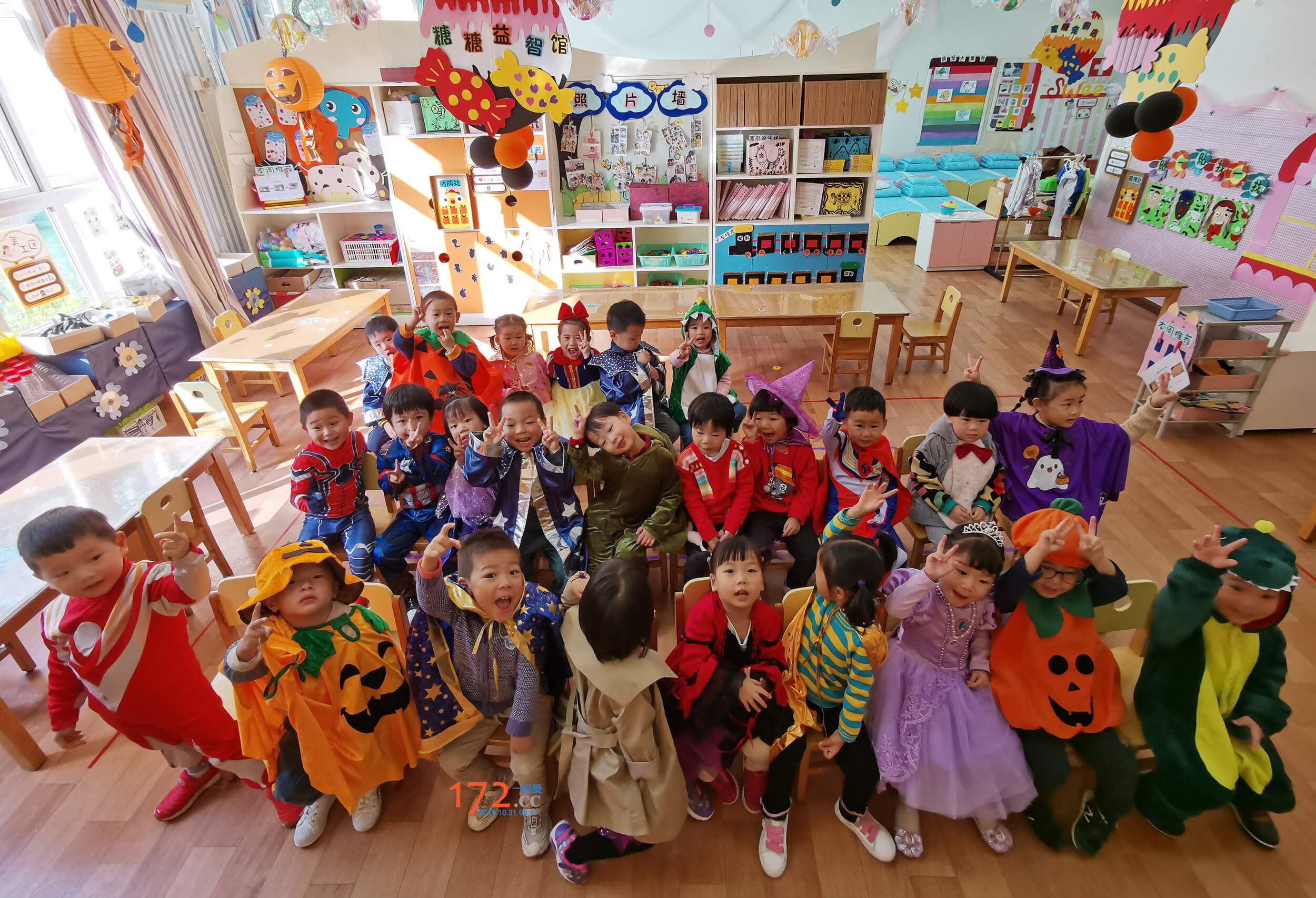 橙子的幼儿园万圣节活动